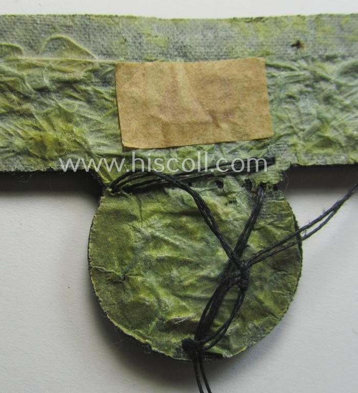 Attractive - and just moderately used! - WH (Heeres) officers'-type, hand-embroidered breast-eagle (ie. 'Brustadler für Offiziere') as was executed in bright-silverish-coloured braid as was intended for usage on the various officers'-pattern tuni...