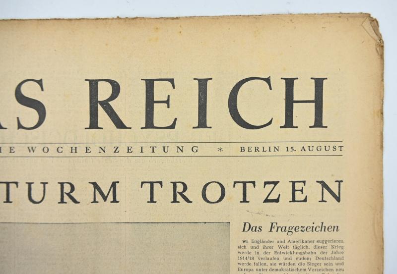 German Newspaper “Das Reich” August 1943