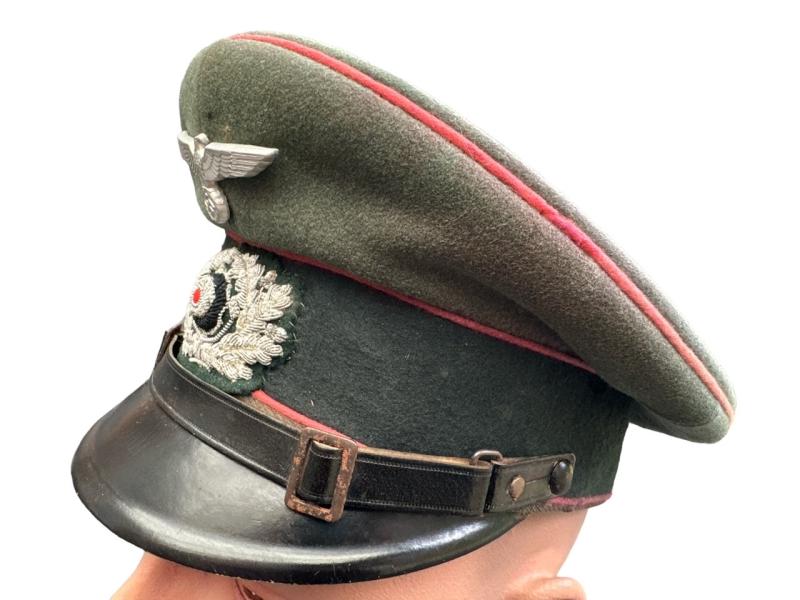 Wehrmacht Army (Heer) EM/NCO Panzer visor cap ‘Schirmmütze’