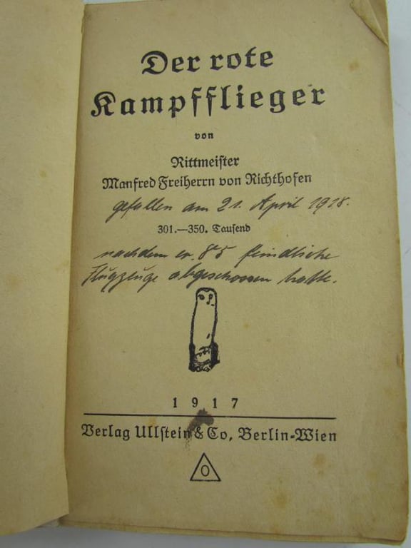 "The Ace Of Aces":  Der rote Kampfflieger von Rittmeister Albrecht Freiherrn von Richthofen