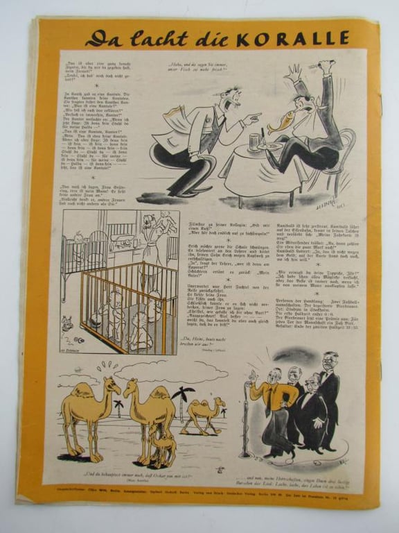 Koralle Magazine dated 21 September 1941