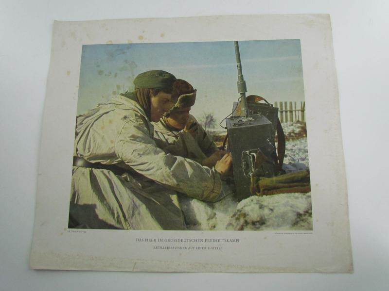 German.Printed Photo,”Das Heer Im Grossdeutschen Freiheitskampf