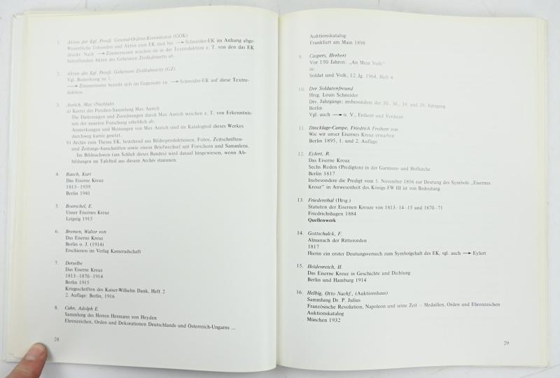German Study Book 'Das Eiserne Kreuz 1813-1870-1914'