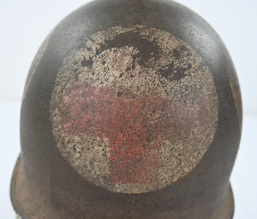 US WW2 M1 Fixed Bale 4-Panel Medic Helmet