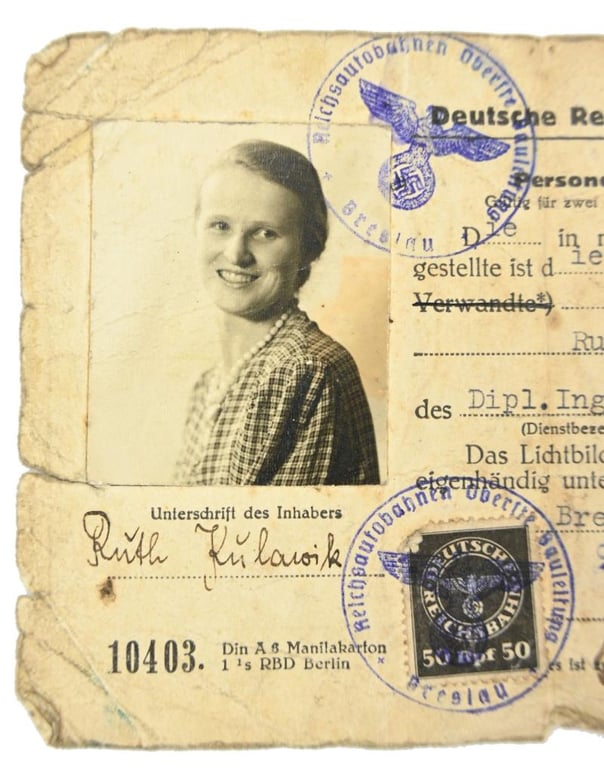 German Reichsbahn Memberpass