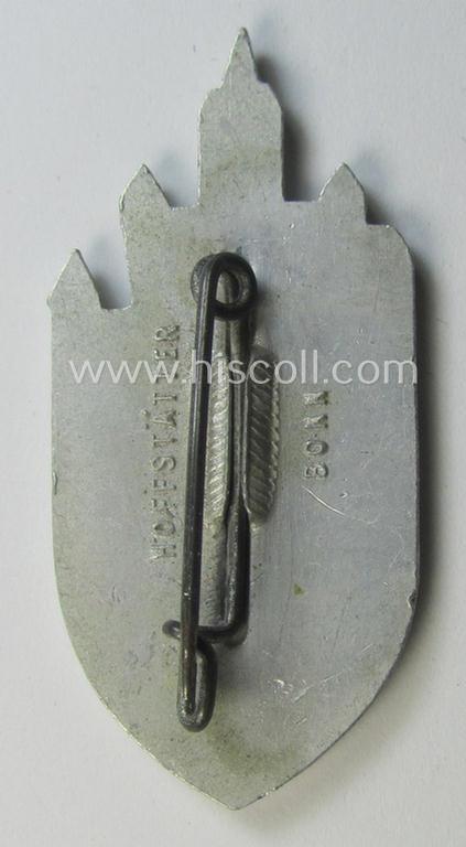 Neat - and unusually encountered! - DJH- (or: 'Deutschen Jugend Herbergen') related day-badge (ie. 'tinnie' or: 'Veranstaltungsabzeichen') as was issued to commemorate: '25 Jahre DJH - Jugendburg Stahleck - Rheinland - 1911-1936'