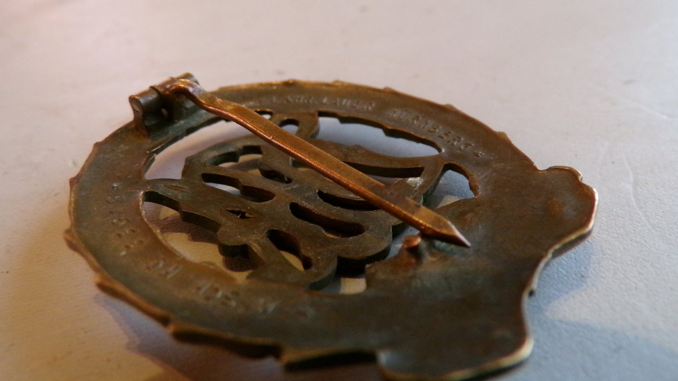 Deutsches Turn u Sportabz. 1919-1934 DRA in Bronze