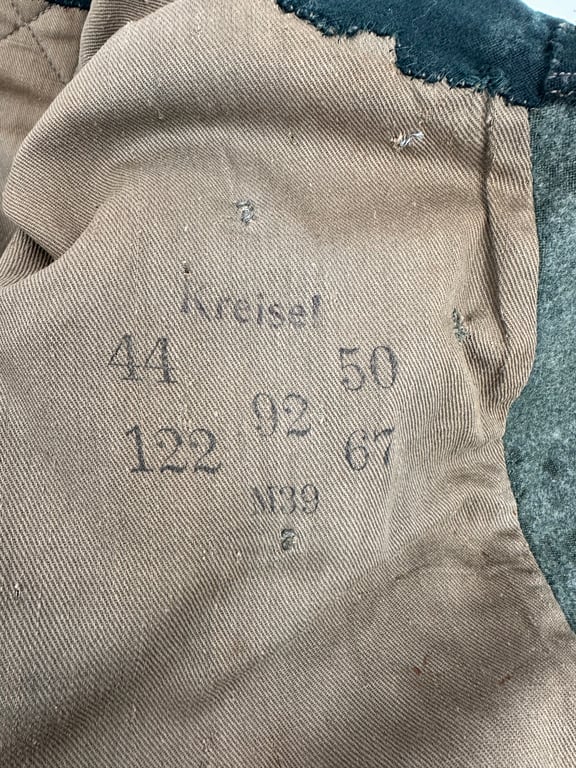 Wh overcoat M39 "Kreisel"