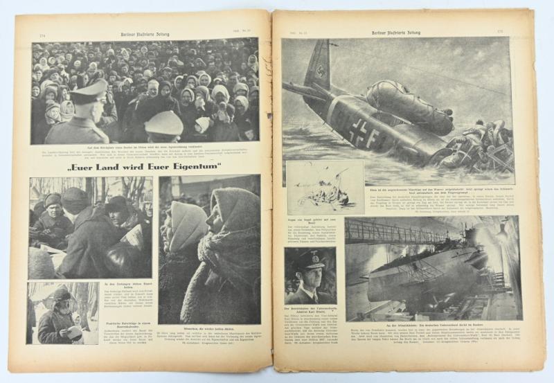 German Berliner Illustrierte Zeitung Newspaper 1942