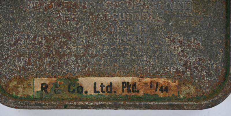 British WW2 tin can of Emergency Ration.