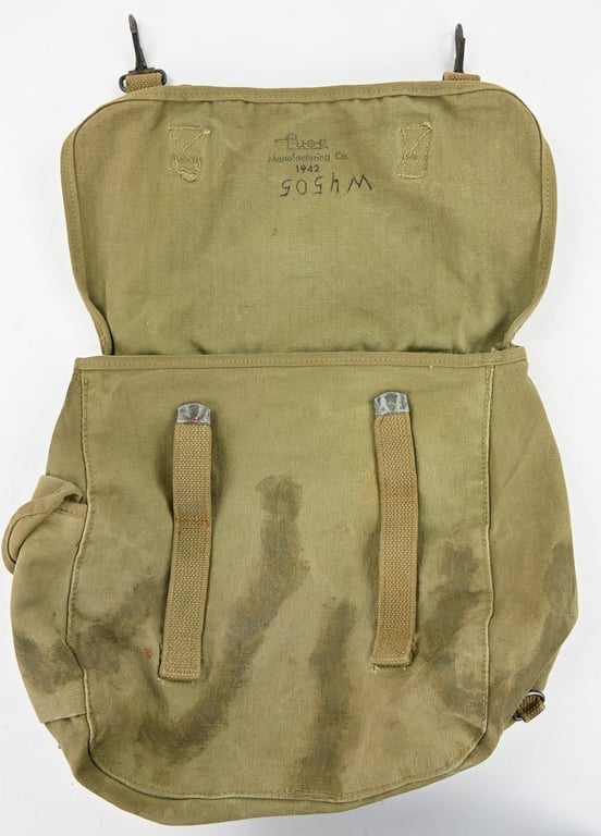US WW2 Named 507th PIR Camo Musset Bag