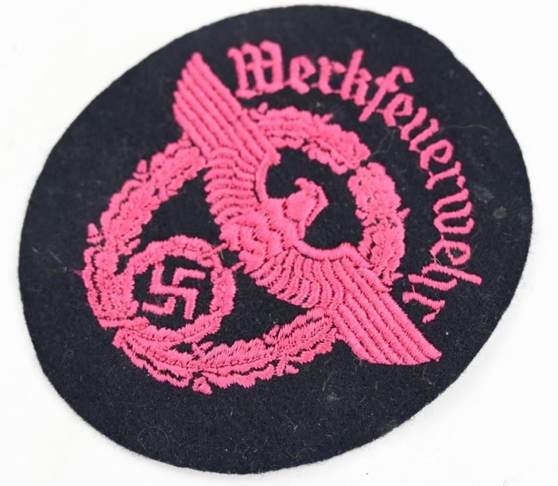 German Third Reich Fire Department Sleeve Patch