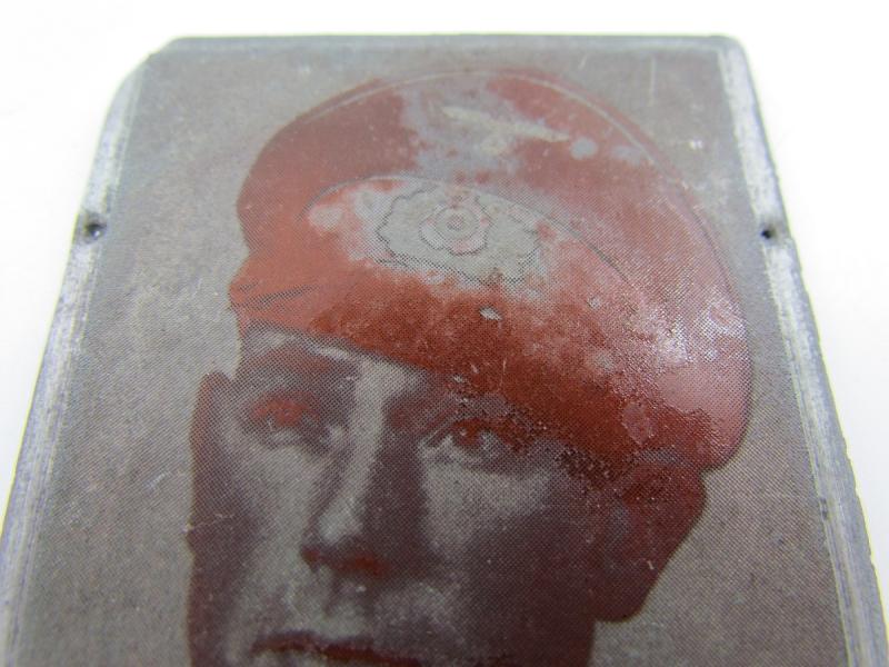 Original German Newspaper Photo “Druckplatte” (printing plate)