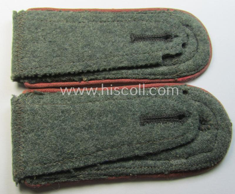 Pair of WH (Heeres) NCO-type shoulderstraps: 'Unteroffizier eines Panzerjäger-Abts.'