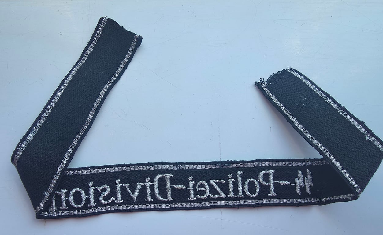 SS-Polizei Division RZM cuff title
