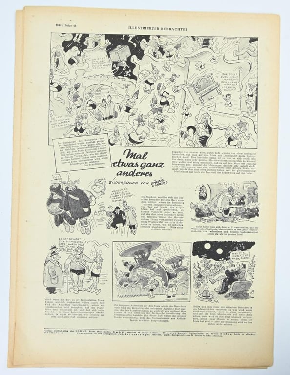 German Third Reich Magazin Illustrierte Beobachter 26 October1944