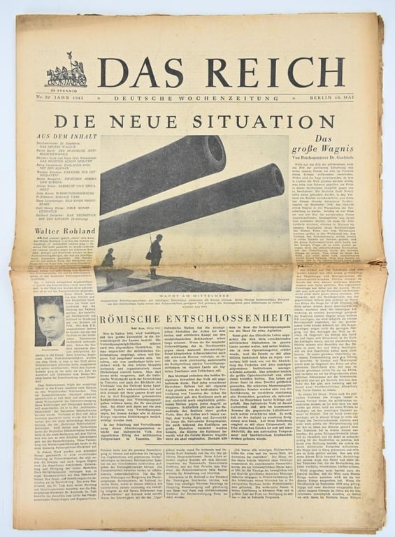 German Newspaper “Das Reich” May 1943