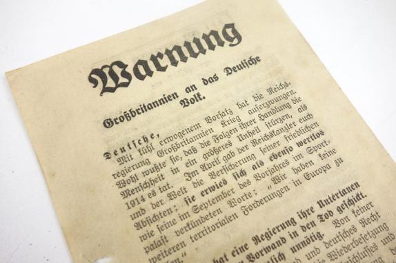 Allied Droppingflyer Warnung!