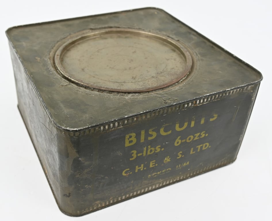 British WW2 Ration Box of Biscuits 1944