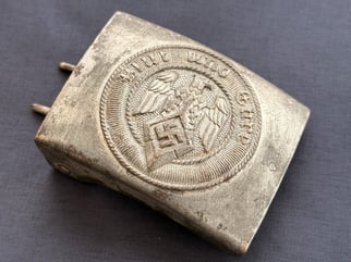 WWII GERMAN HITLER YOUTH STEEL BELT BUCKLE.