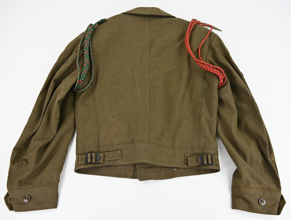 US WW2 Named Ike Jacket '9th Armoured Division'