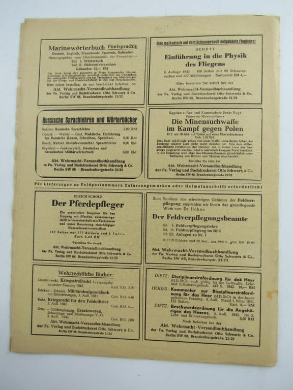 Fortbildung Magazine Nr 11-12 June 1943