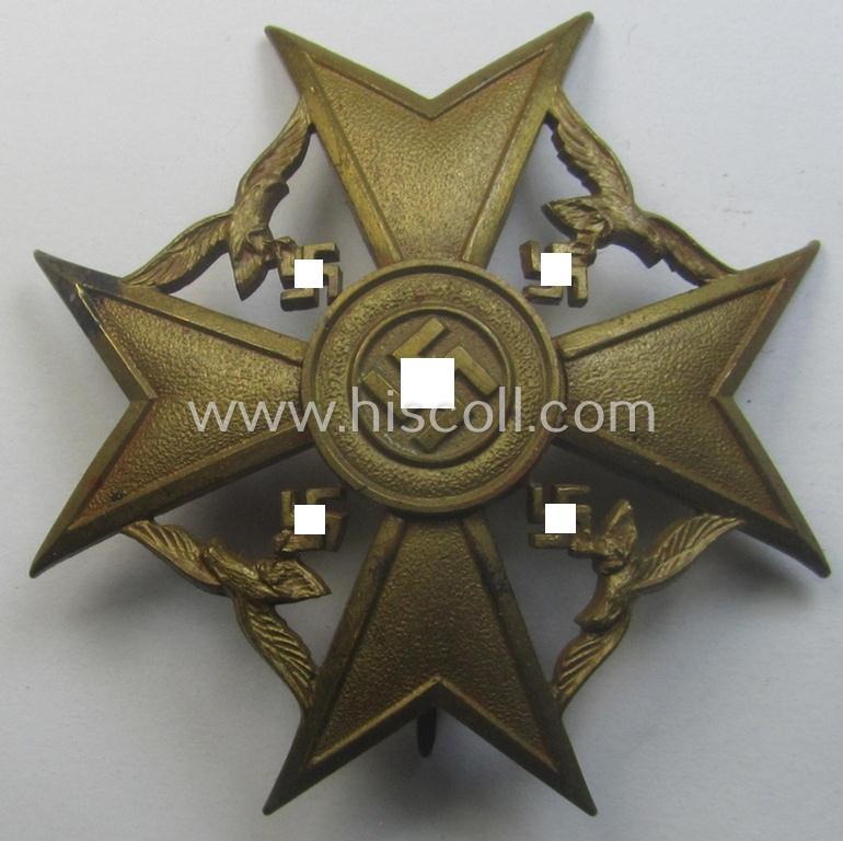 Superb - and actually fairly scarcely encountered! - 'Spanienkreuz ohne Schwerten in Bronze' being a neat non-maker-marked example that was produced by a to date still unidentified maker