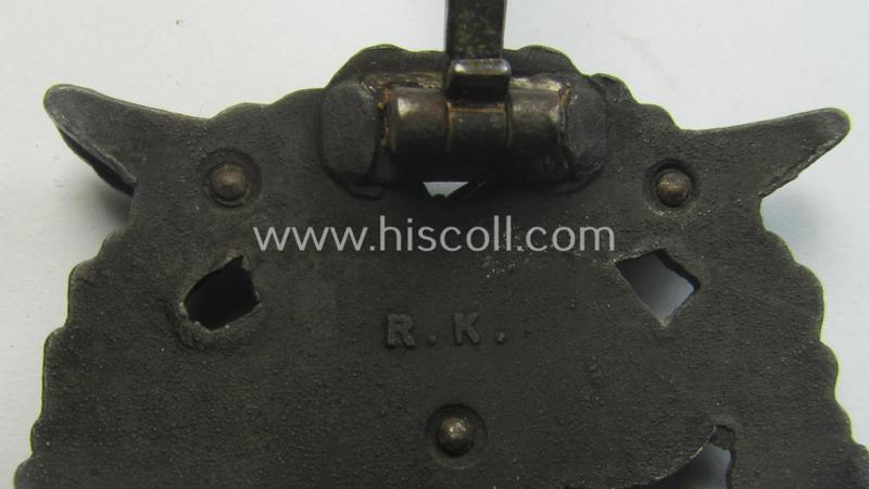 Luxuriously-styled, WH (LW) 'Erdkampfabzeichen' by: 'Rudolf Karneth'