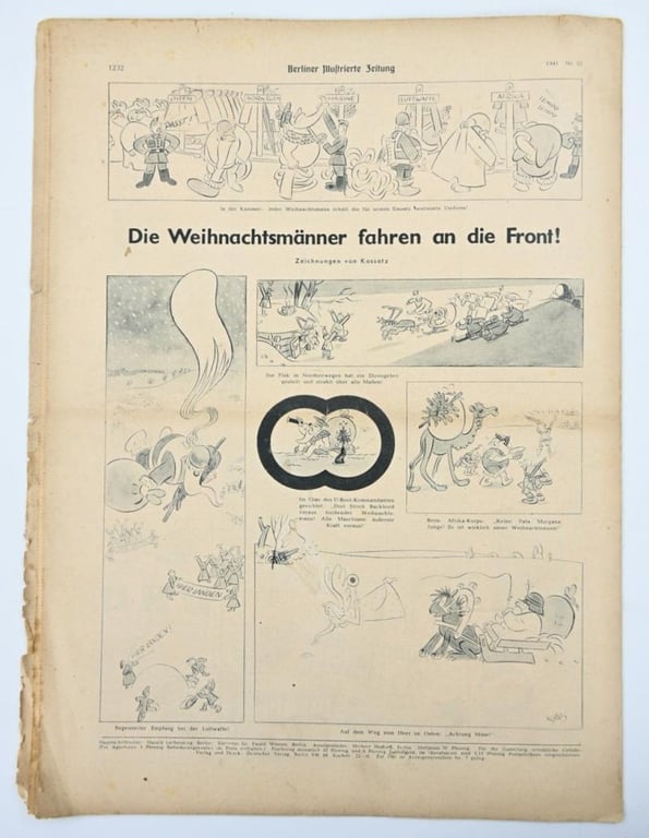 German Berliner Illustrierte Zeitung Newspaper December 1941