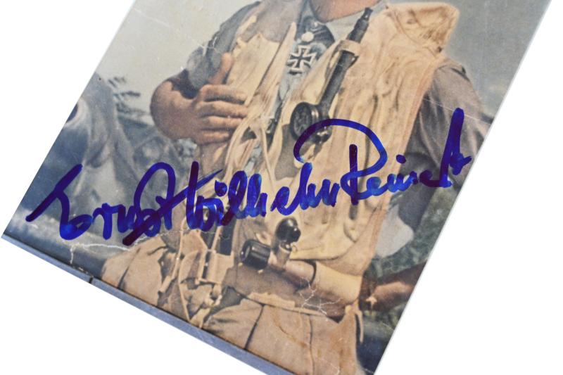 Signature of Luftwaffe KC-OLC&S Recipient 'Ernst-Wilhelm Reinert'