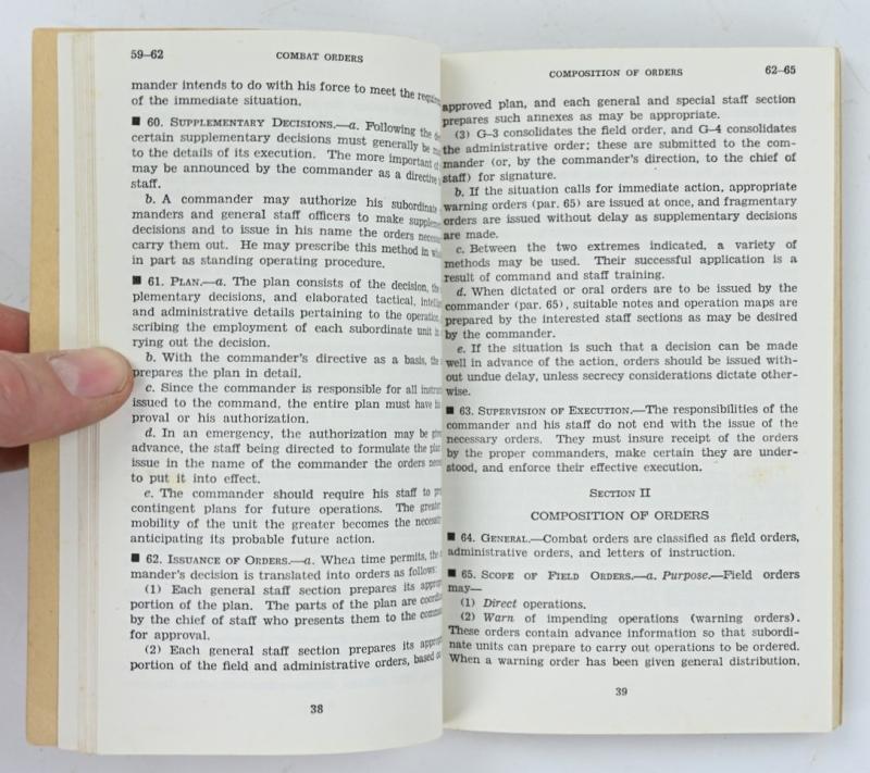 US WW2 FM 101-5 Staff Officer Field Manual