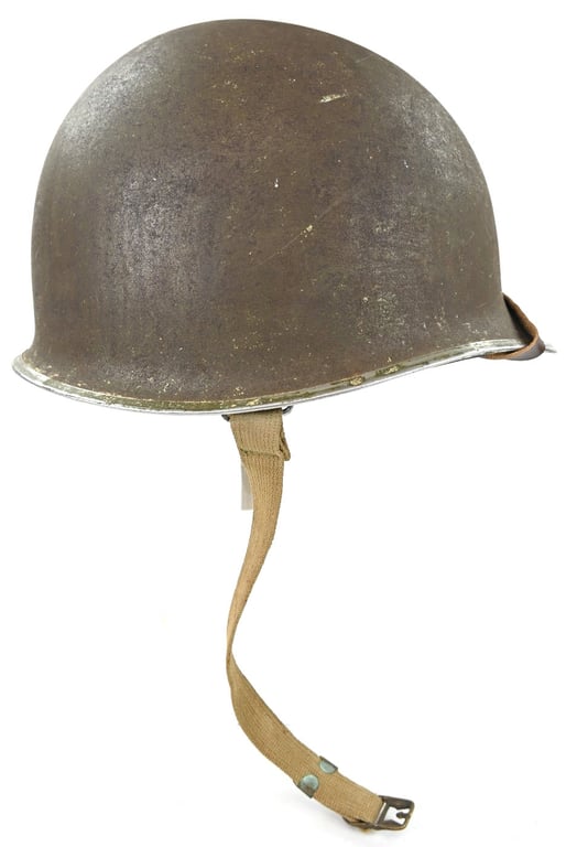 US WW2 M1 Fixed Bale Combat Helmet