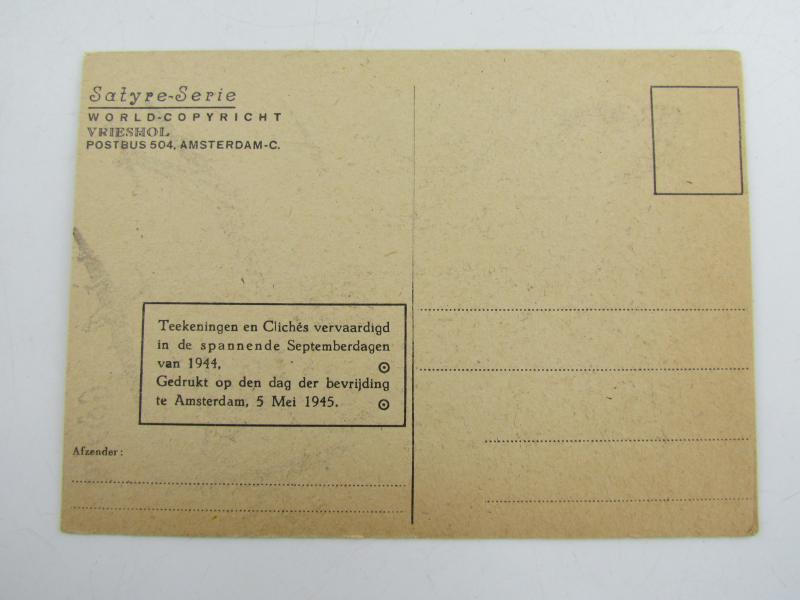 WW II, Satyre series, Vrieshol, 1945, Propaganda