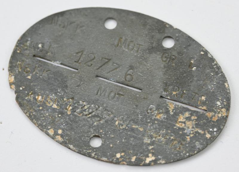 German NSKK Dog-Tag 'Dutch Member'