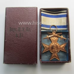 Complete, (pre)WWI-period: 'Bayern Militär-Verdienstkreuz 3. Klasse mit der...