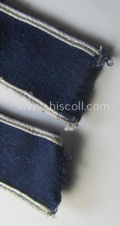 Superb - and scarcely found! - example of a WH (LW) cuff-title ie. armband (ie. 'Ärmelstreifen') entitled: 'General Göring' (being a hand-embroidered officers'- (ie. NCO-) pattern example that comes in a truly worn and/or tunic-removed, conditio...