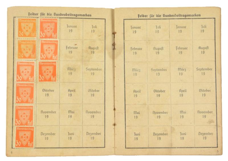 German NSRKB 'Kyffhauserbund' Memberpass