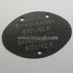 Mid-war- (albeit 'standard-issue'-) pattern, WH (Kriegsmarine) typical zinc-...