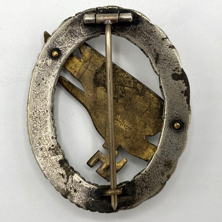 LW FJ Paratrooper badge “C.E. Juncker”