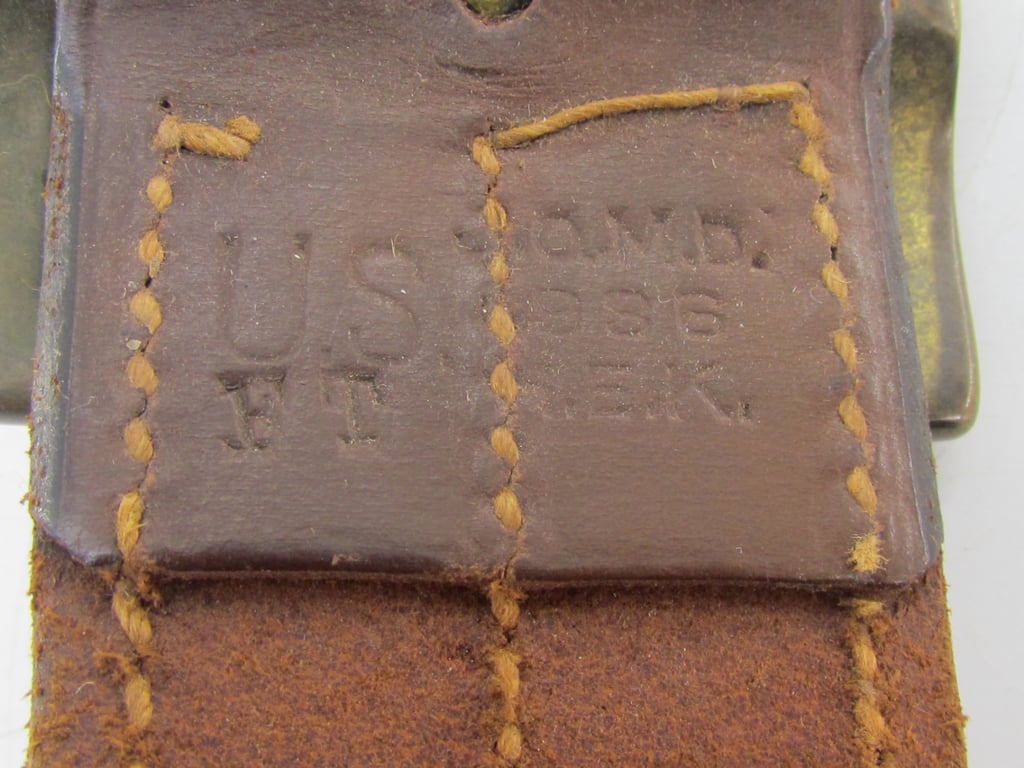 U.S. Army Leather Belt – Dated 1936