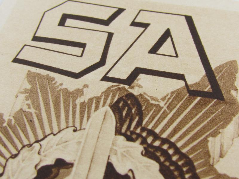 SA postcard - Reichswettkämpfe, Berlin 1938