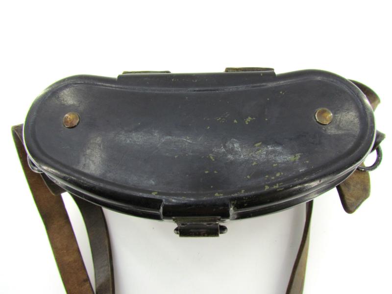 German Black Bakelite Binocular Case with Original Strap