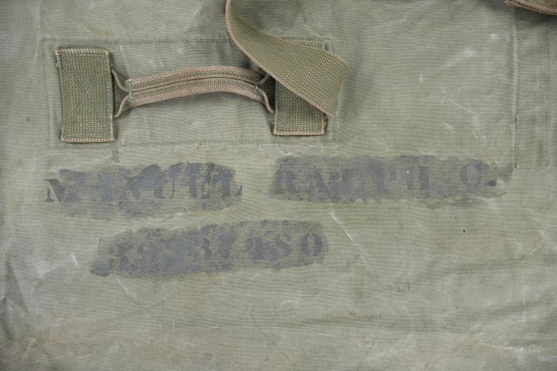 US WW2 Named Kitbag Ralph C. Manuel