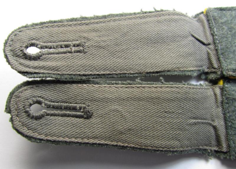 Attractive - fully matching and not that easily found! - pair of WH (Heeres) - I deem - mid-war-period- (ie. 'M43'-pattern-) EM-type shoulderstraps as was intended for usage by a: 'Soldat der Nachrichten-Truppen'