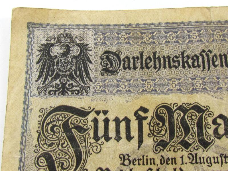 Deutsches Reich, 5 mark 1917