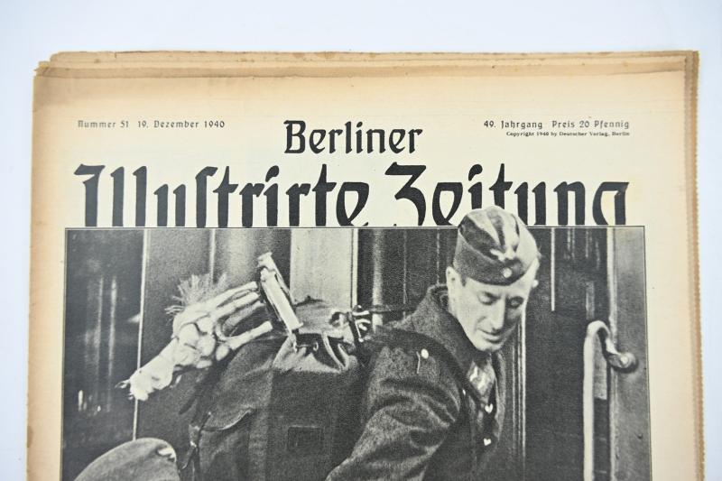 German Berliner Illustrierte Zeitung Newspaper 1940