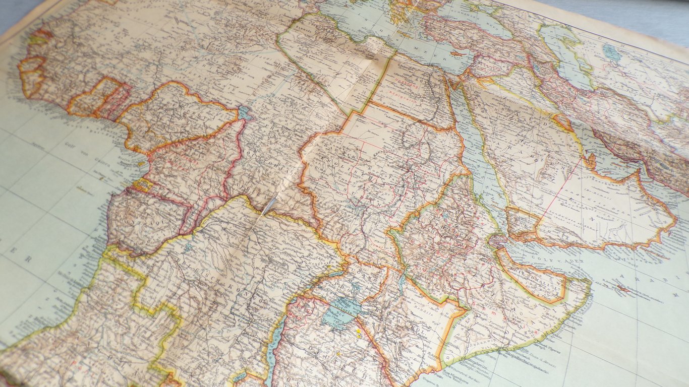 Afrika-Karte – Tornisterschrift des Oberkommandos der Wehrmacht