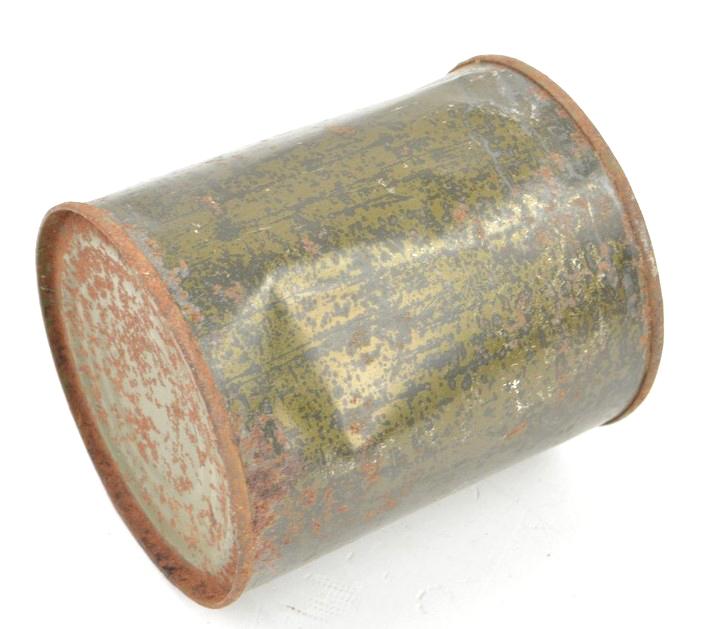US WW2 Backing Powder Tin Can