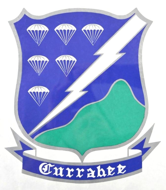 US WW2 101st Airborne 506th PIR Currahee Logo Print