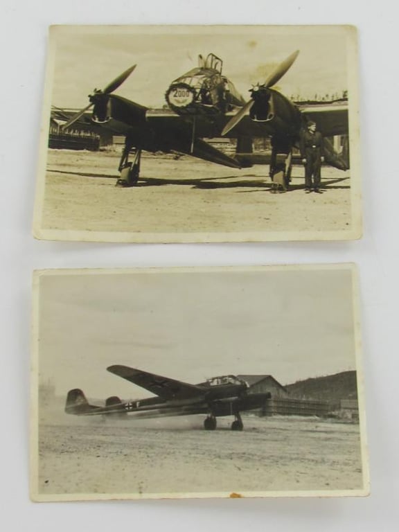 5x Photos of Focke Wulf fw189 Celebration 2000 Hours Flight